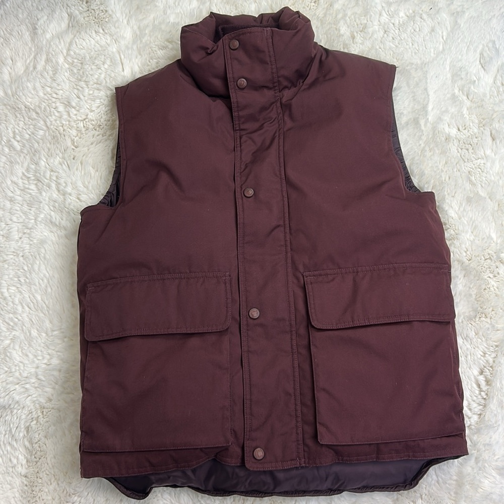 Cabela’s Premier Northern Goose Down Maroon Vest Men’s Size S